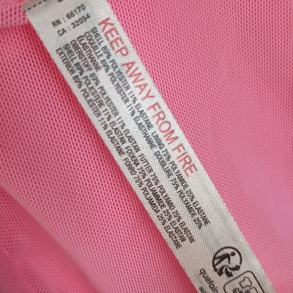 NWT Free People Movement Active Crop Top in Pink Lemonade/White Combo 🩷 XS - Picture 8 of 8